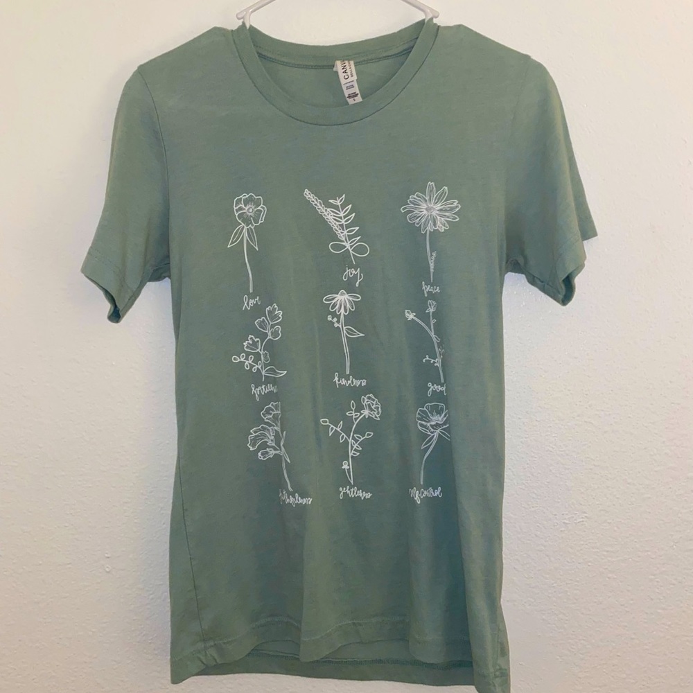 Sage colored T-shirt